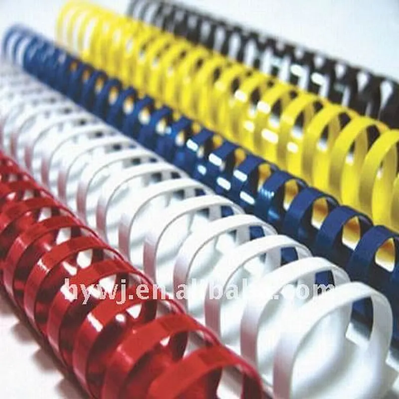 office consumable cheap round plastic binding comb