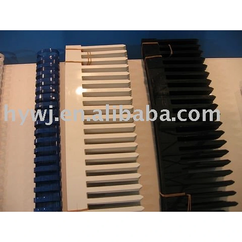 comb ring of plastic binding used for notebook binding menu binding