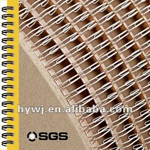 Metal Double Loop Wire Binding Book suitable for our binding machine DWC-520A