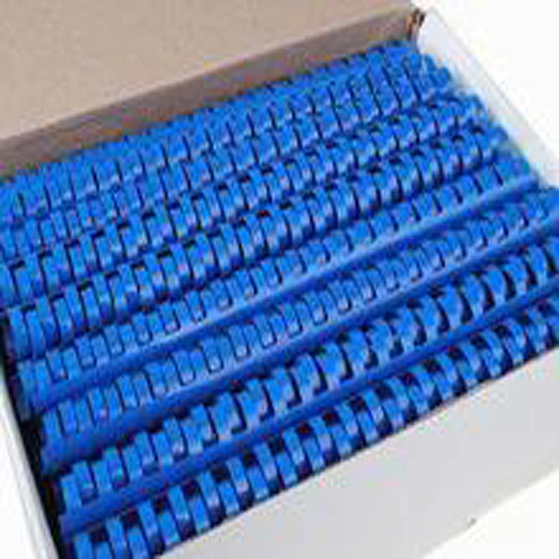 comb ring of plastic binding used for notebook binding menu binding