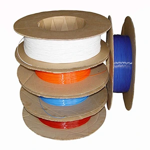 Single PET Filament PVC Plastic Single Spiral Wire plastic filament in spools