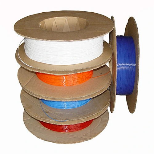 Single PET Filament PVC Plastic Single Spiral Wire plastic filament in spools
