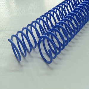 Rubber Products plastic book binding metal spiral wire,plastic binding spiral coil wire for book binding,rings plastic book bind