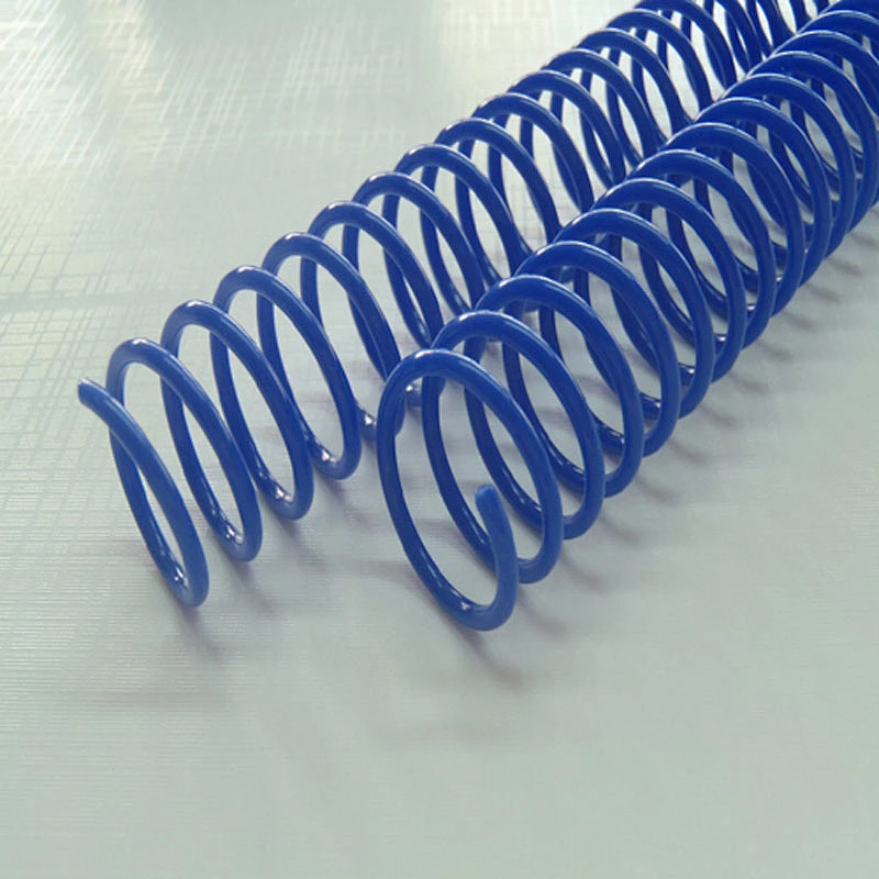 Rubber Products plastic book binding metal spiral wire,plastic binding spiral coil wire for book binding,rings plastic book bind