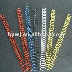 various color metal loose-leaf book rings used for binding