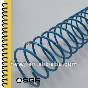 2 inch available metal wire binding for loose leaf notebook,single spiral metal binding with test report