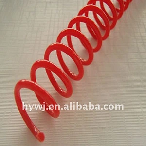loose leaf binding material-plastic binding coil,plastic wire for notebooks making