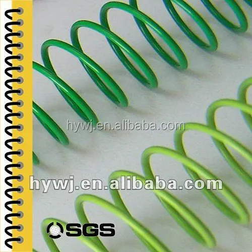 2 inch available metal wire binding for loose leaf notebook,single spiral metal binding with test report