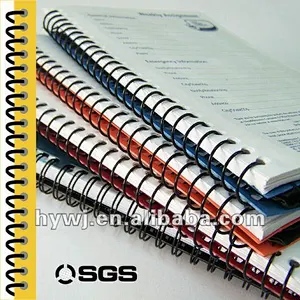 SWM-450N metal spiral binding machine using supplies book binding metal spiral