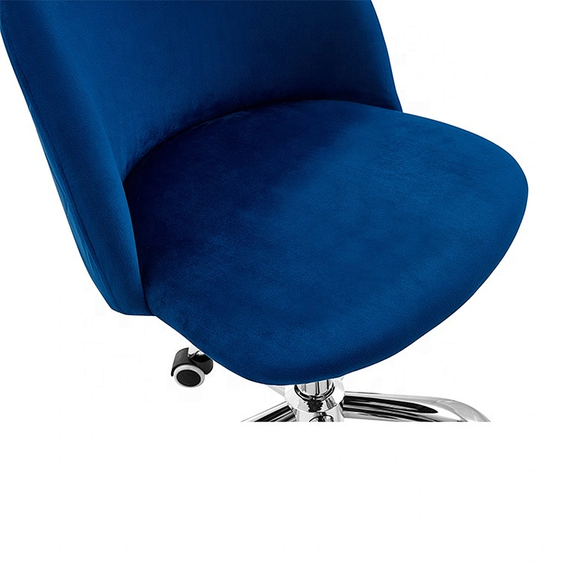 Hot selling swivel office fabric chairs velvet swivel office chair