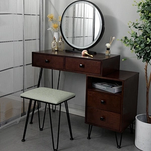 High quality room dressing table nordic makeup desk dressing table with lighted mirror