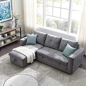 Chinese supplier sofa corner storage bed living room sofa bed