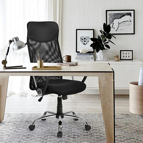 Office Executive Furniture High Back Swivel Fabric Mesh Office Chair swivel with wheels