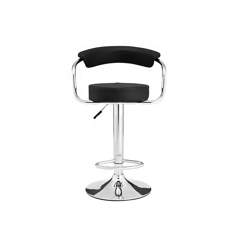 Outdoor industrial modern leather swivel chair