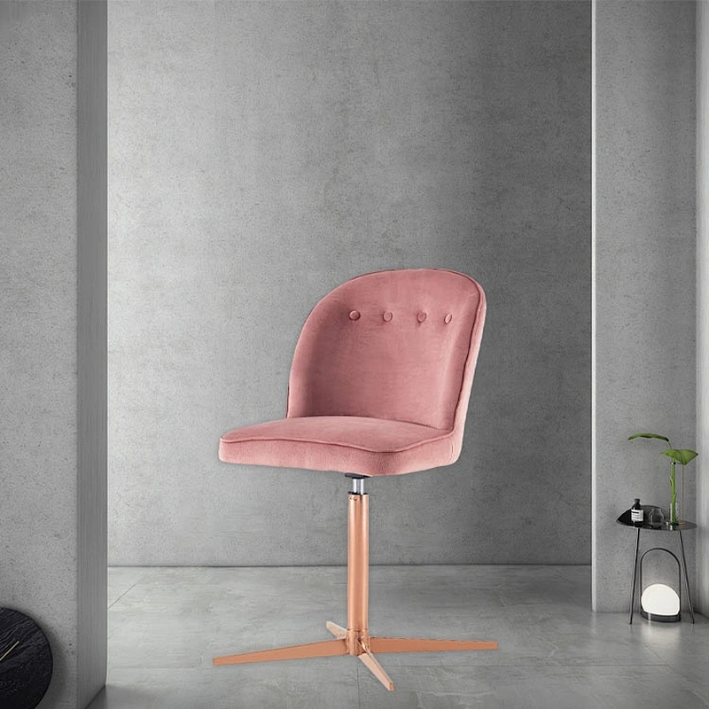 Wholesale Fancy chair office furniture Pink Office velvet chair