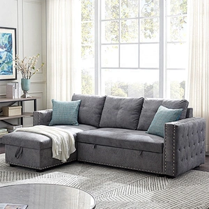 Chinese supplier sofa corner storage bed living room sofa bed