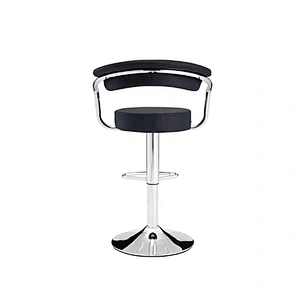 Outdoor industrial modern leather swivel chair