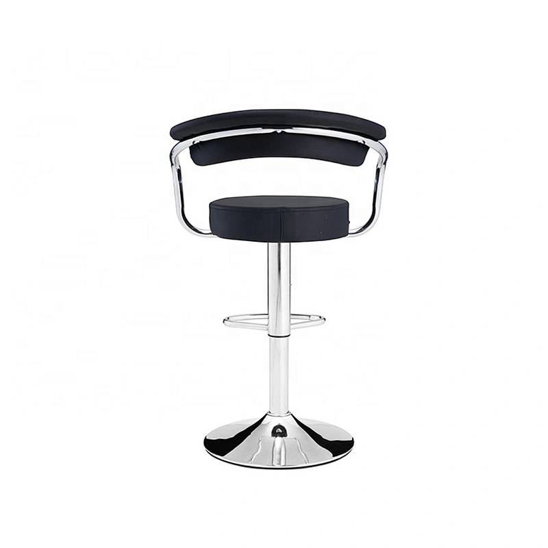Outdoor industrial modern leather swivel chair