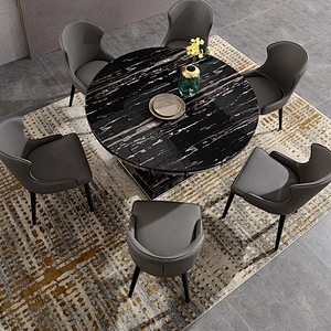 Living Room Furniture pu chair armrest pad luxury dinner chair