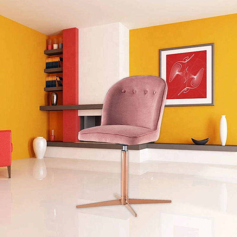 Wholesale Fancy chair office furniture Pink Office velvet chair
