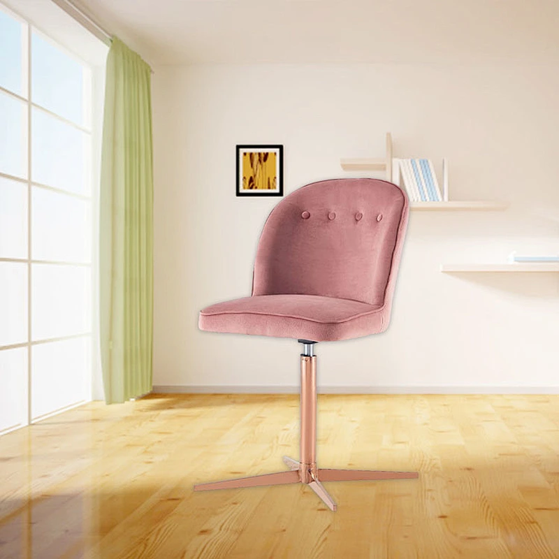 Wholesale Fancy chair office furniture Pink Office velvet chair