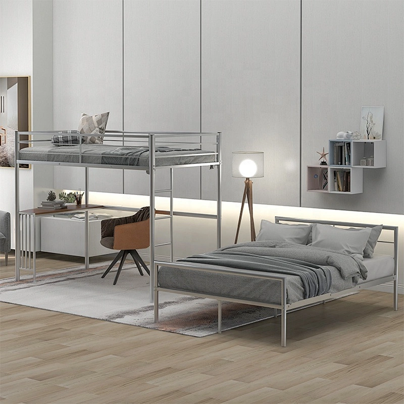 Eco-friendly student metal frame bunk bed metal bed frame bunk bed