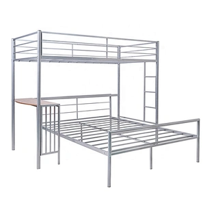 Eco-friendly student metal frame bunk bed metal bed frame bunk bed