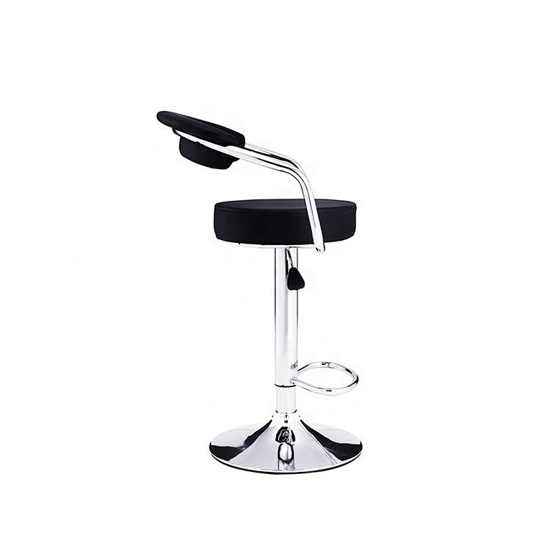 Outdoor industrial modern leather swivel chair