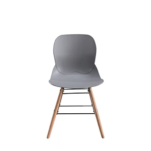Modern high quality comfortable plastic wooden leisure chair dining room living room