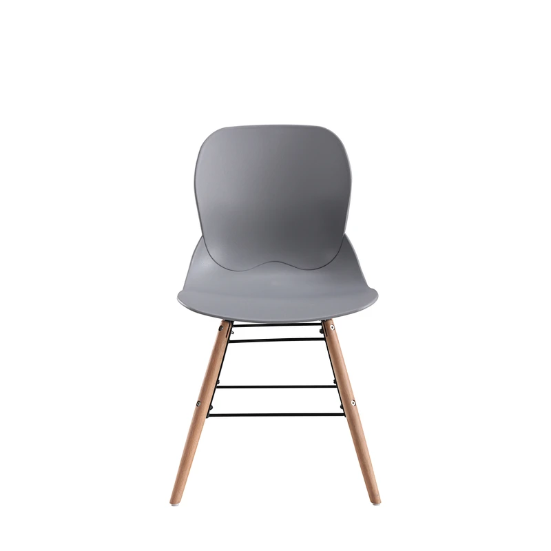Modern high quality comfortable plastic wooden leisure chair dining room living room