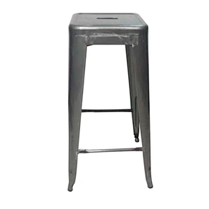 Iron Personality Gun Metal Color Wedding Bar Vintage Industrial Stack Metal Stool
