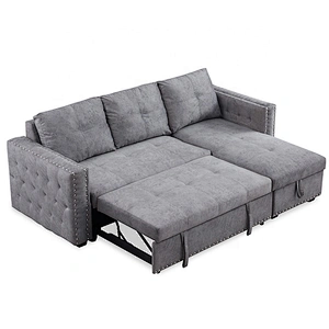 Chinese supplier sofa corner storage bed living room sofa bed