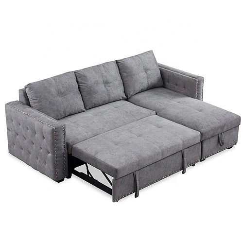 Chinese supplier sofa corner storage bed living room sofa bed