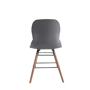 Modern high quality comfortable plastic wooden leisure chair dining room living room
