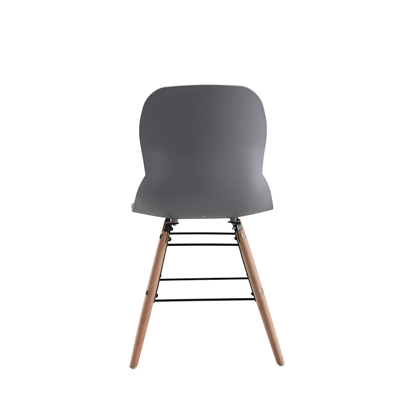 Modern high quality comfortable plastic wooden leisure chair dining room living room