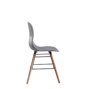 Modern high quality comfortable plastic wooden leisure chair dining room living room