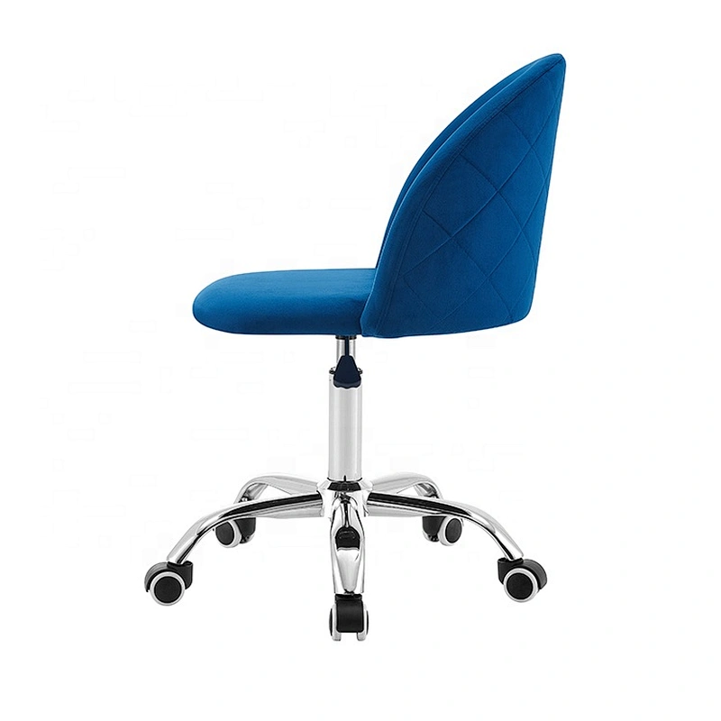 Hot selling swivel office fabric chairs velvet swivel office chair