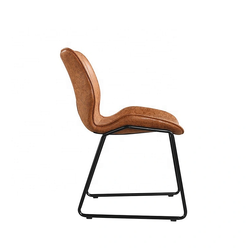 Ergonomic lounge fat people office chair with powder coated leg