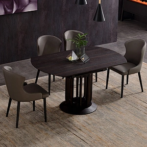 Living Room Furniture pu chair armrest pad luxury dinner chair