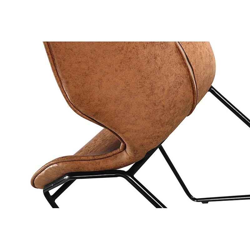 Ergonomic lounge fat people office chair with powder coated leg