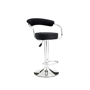 Outdoor industrial modern leather swivel chair