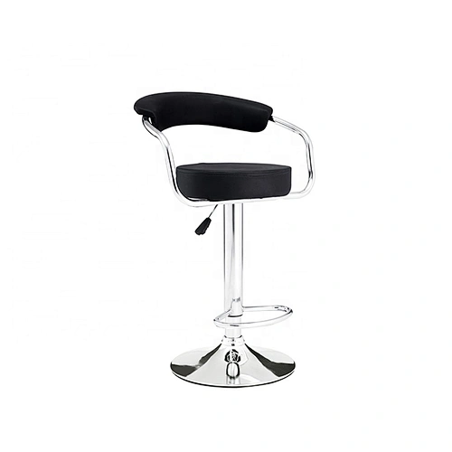 Outdoor industrial modern leather swivel chair