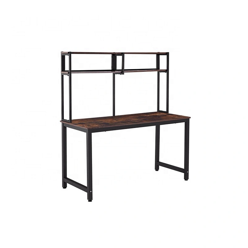 High quality simple computer desk office computer desk with shelves
