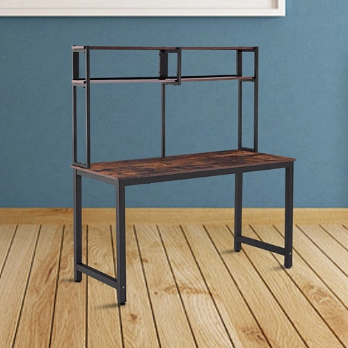 High quality simple computer desk office computer desk with shelves