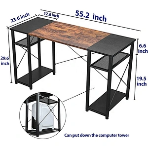 Office desk furniture computer desk one seater table staff office desk