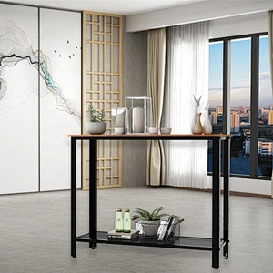 High quality coffee tables metal frame wooden top coffee table