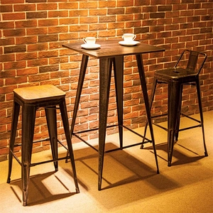 Bar table,restaurant table,Coffee Shop Table dining bar set