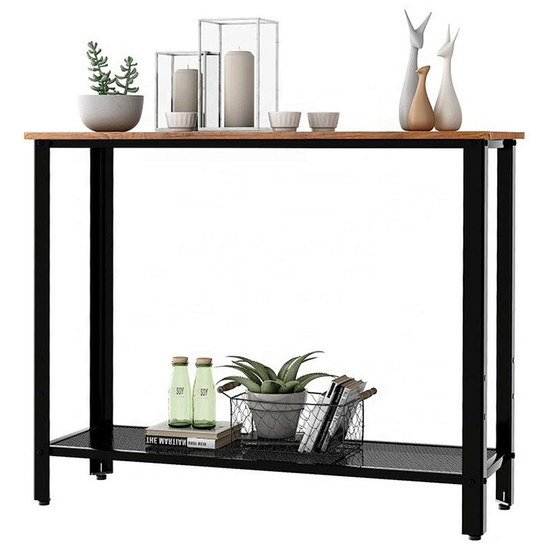High quality coffee tables metal frame wooden top coffee table