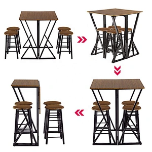 BFast Food Kitchen Restaurant Dining Bar Table And Chair Sets For Sale