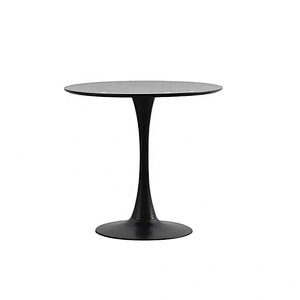 Hot sale small tulip round dining table round glass dining tables